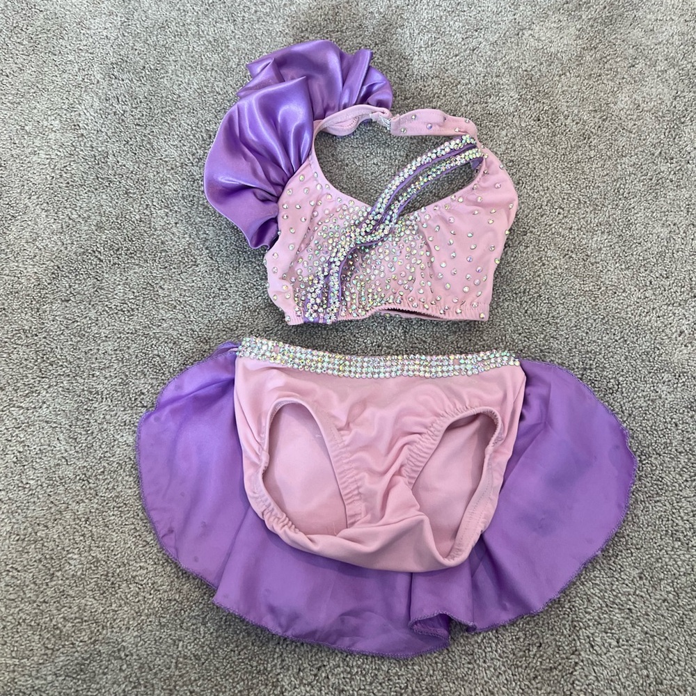 Dance costume pink and purple